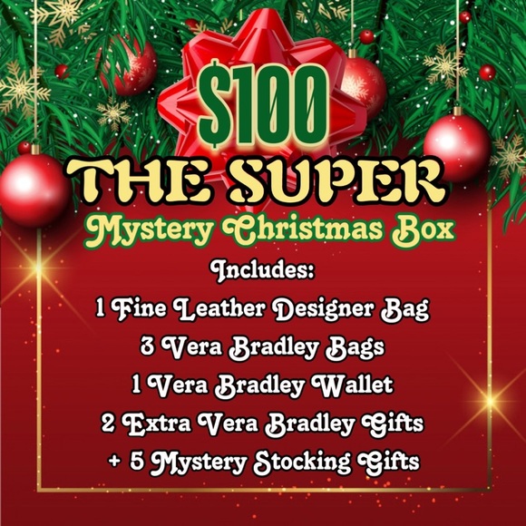 NOW Thru 12/20 Vera Bradley Christmas Mystery Box! While Supplies Last! - Picture 1 of 10